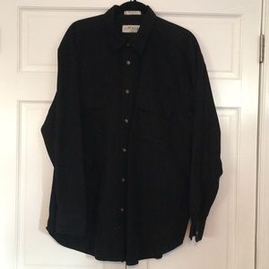 Orvis Men’s Black Button-up Sz XL